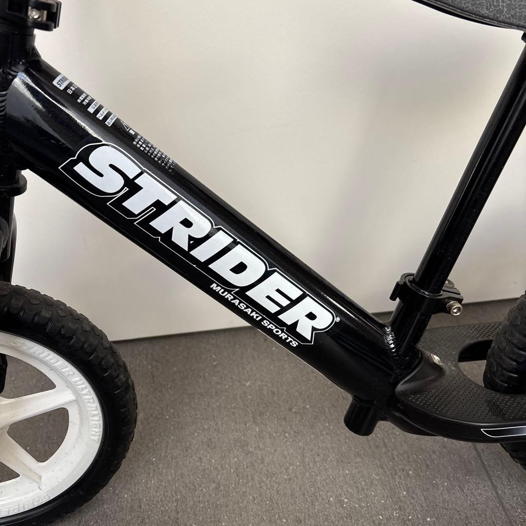 【ムラサキスポーツ限定】STRIDER 12 PRO バランスバイク黒スタンド付
