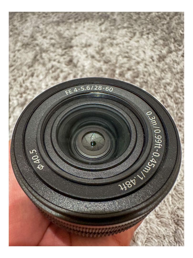 Sony Eマウント 28-60mm ズームレンズ SEL2860