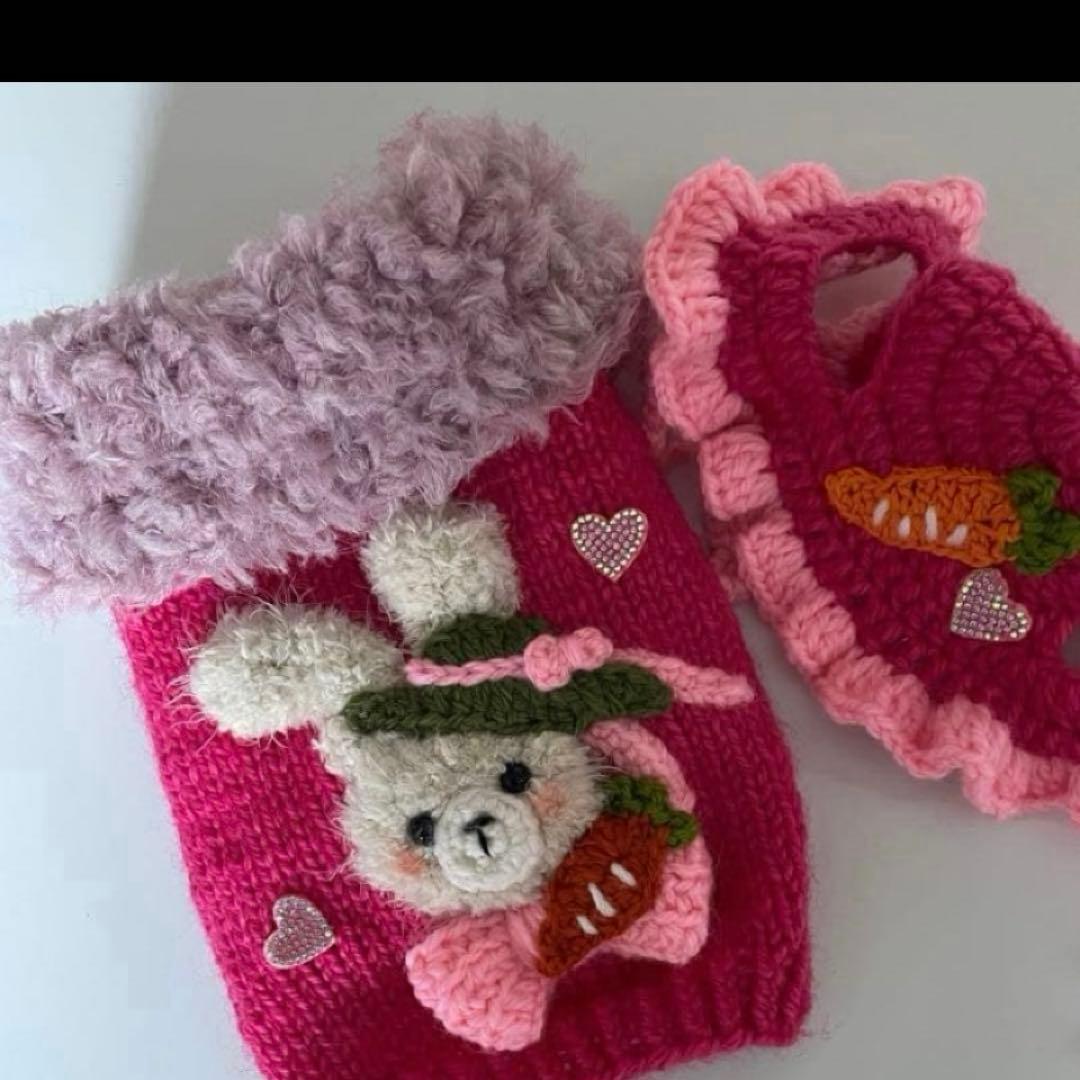 小型犬　手編みセーター