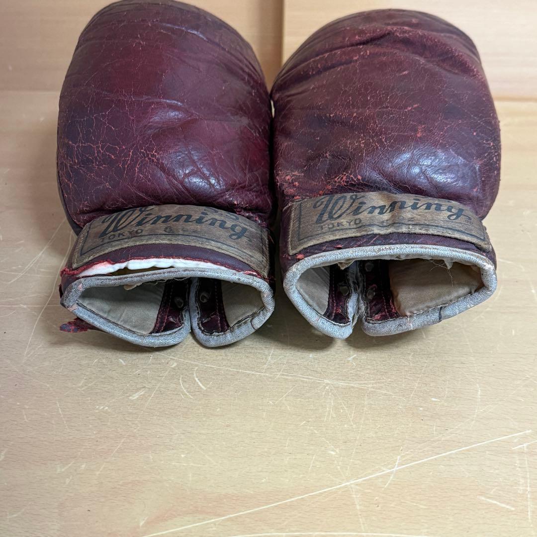 Winning ウイニング ビンテージ ボクシング グローブ 6oz パンチ
