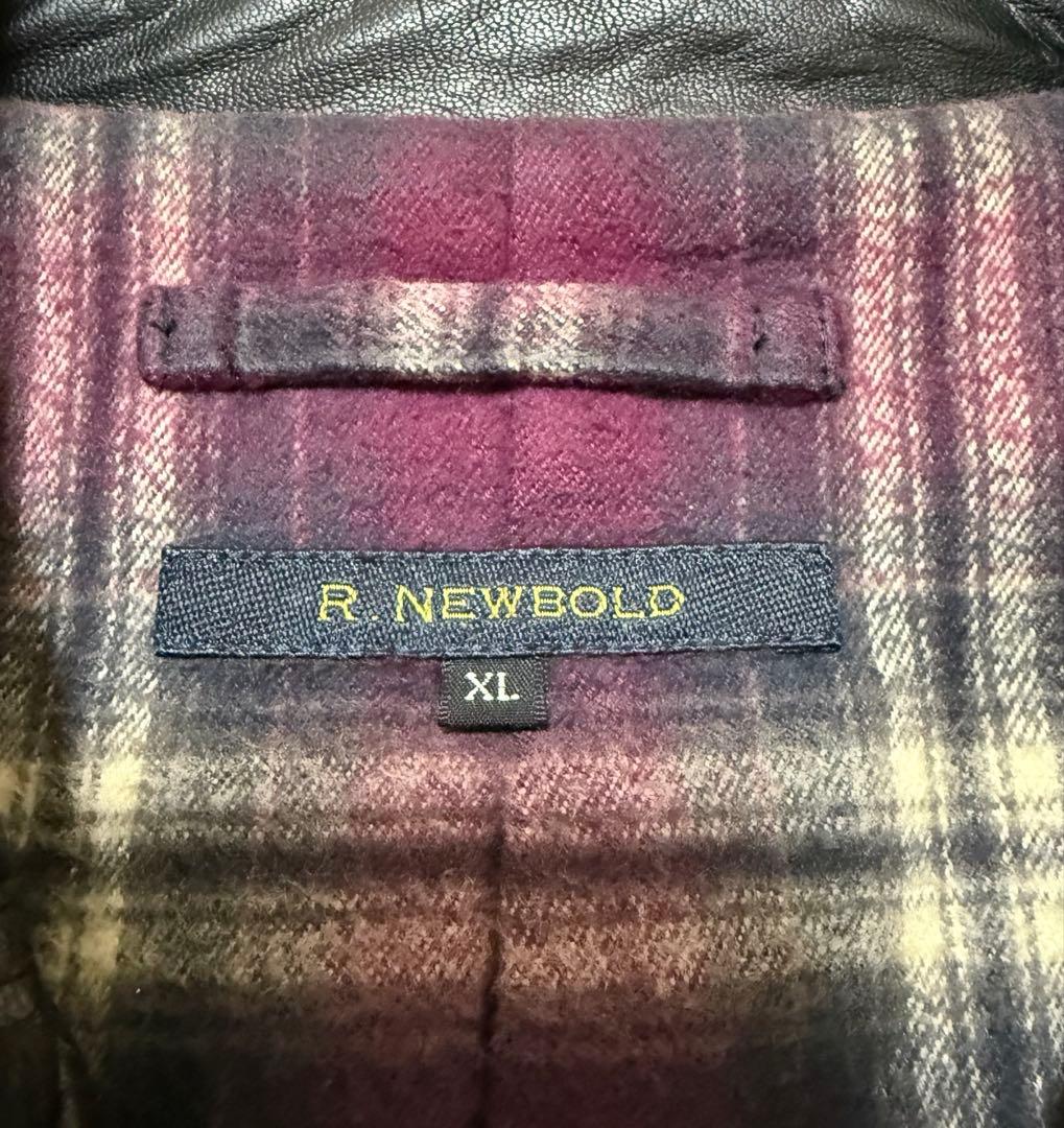 【極上ラムレザー】　ポールスミス　シングルライダースジャケット　裏地チェック