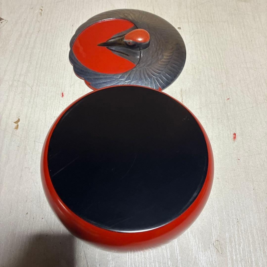 時代木製漆器　菓子鉢　整理品