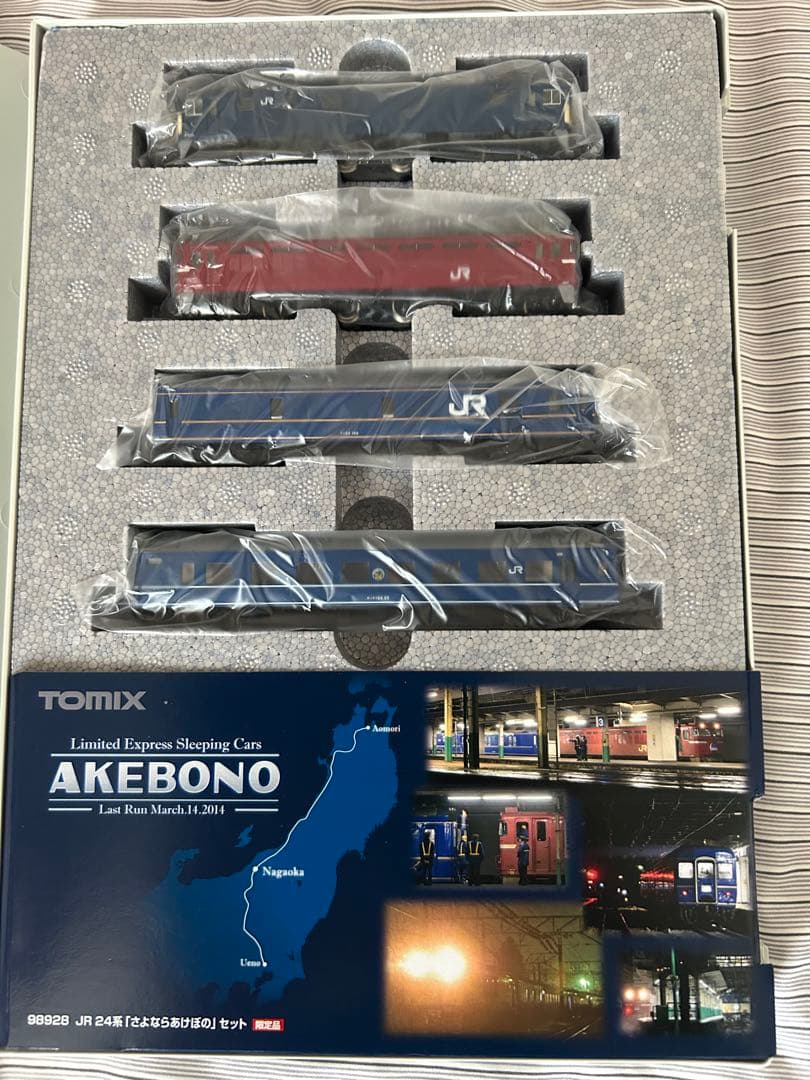 TOMIX 98928 限定品 JR 24系 「さよならあけぼの 」セット