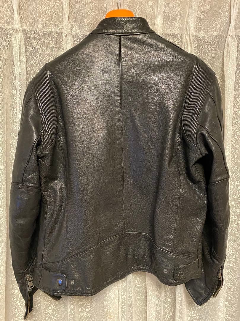 ★激レア　デウスDeus ライダースレザージャケット　ブライトリング　L★バイク