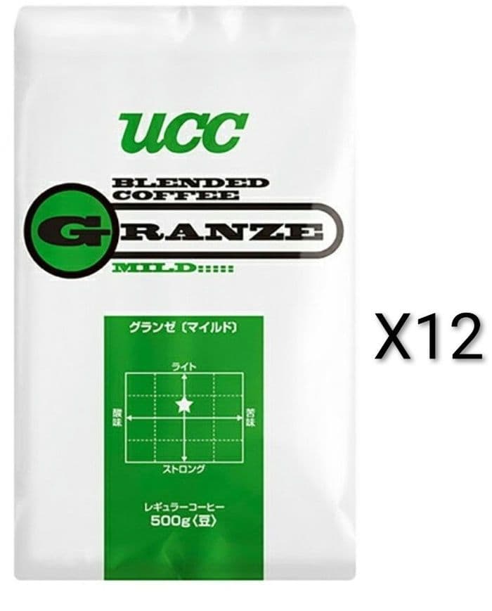 業務用 UCCコーヒー豆 【豆】 グランゼ マイルド500g 12袋入り