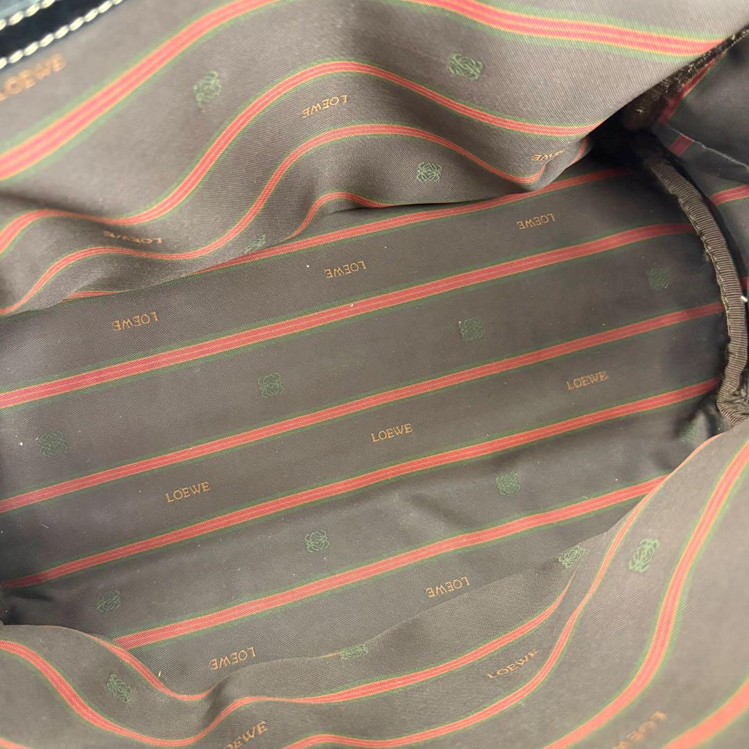 ロエベ LOEWE ミニボストンバッグ　ハンドバッグ　ベラスケス　ブラック