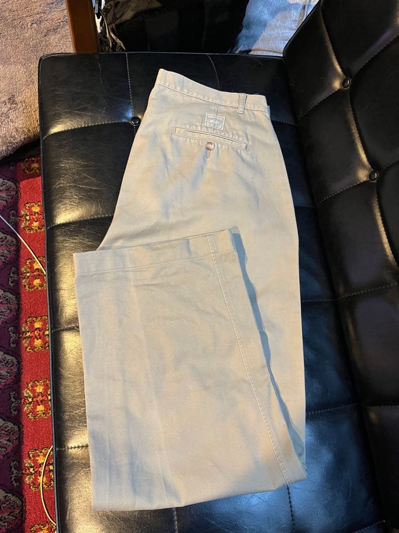 ラルフローレン　ralph lauren USA製 ポロチノ W33 ベージュ