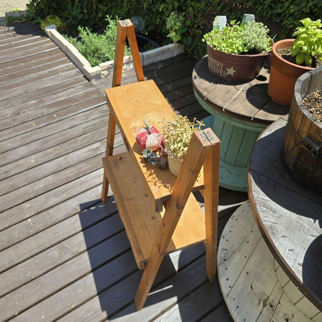 【緑子】折り畳み式ディスプレイシェルフ