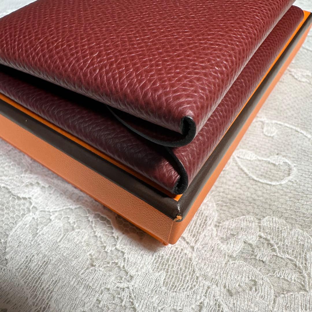 ❣️近年W刻印❣️エルメス　ガルヴィデゥオ　エプソン　ダークブラウン