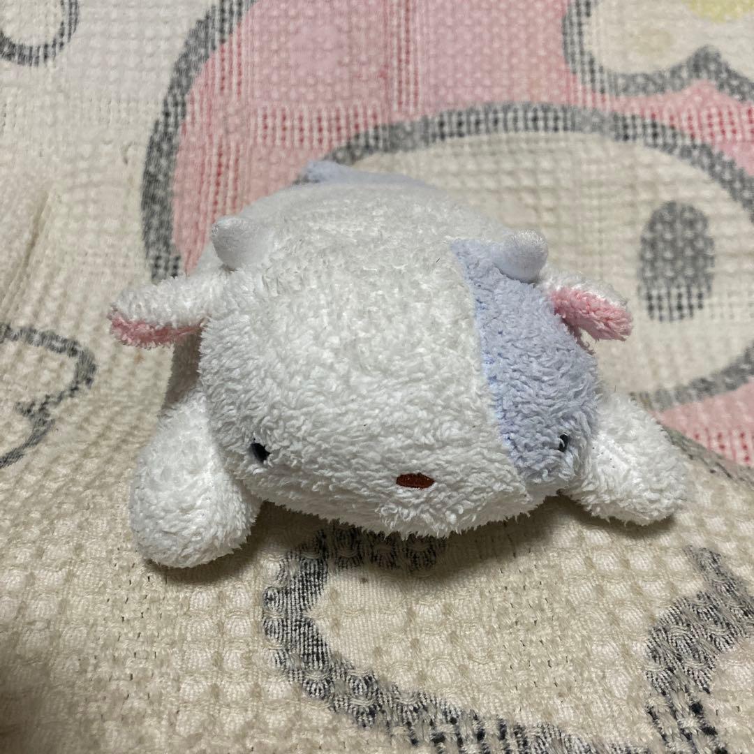 フリッカまつもと　ぬくまろシリーズ　ウシ　ぬいぐるみ　中古品