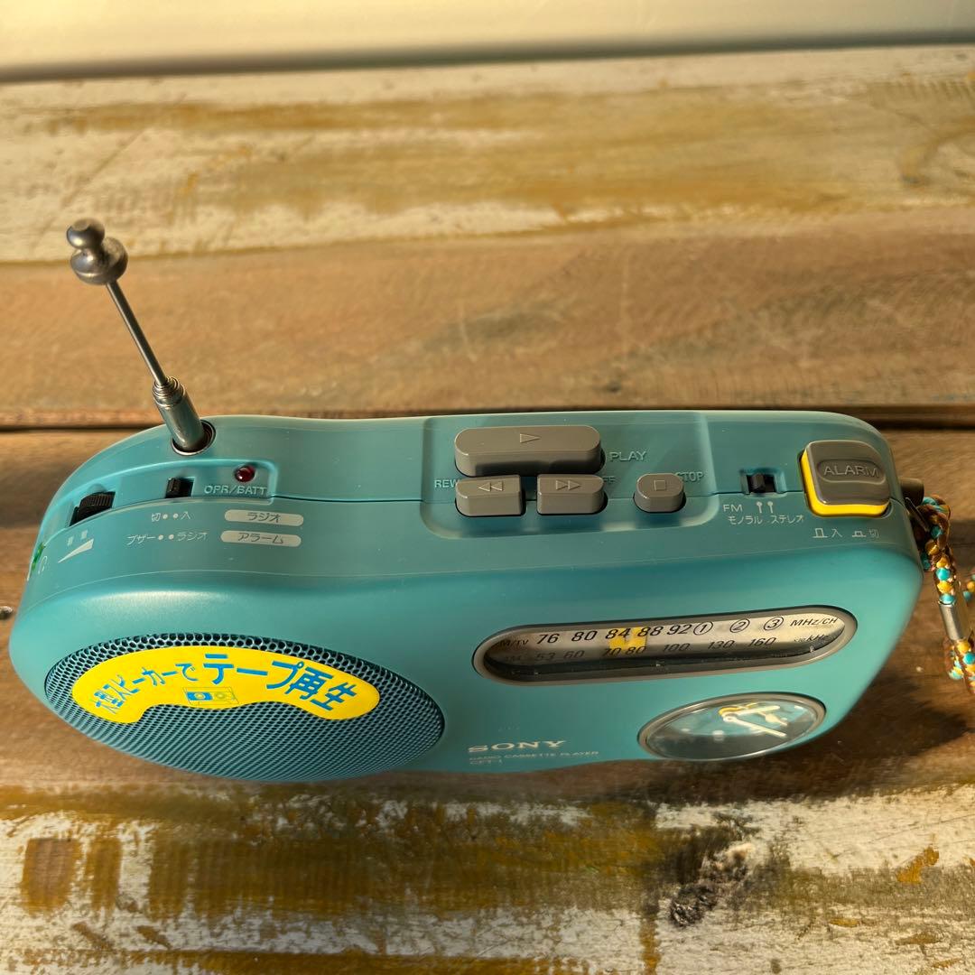 SONY CFT- 1 説明書　袋付 1994 レトロ　ラジオカセットプレーヤー