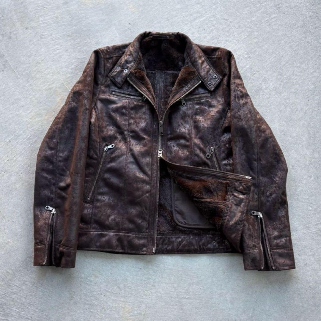 ジャケット・アウター 00s archive coating gimmick jacket mode