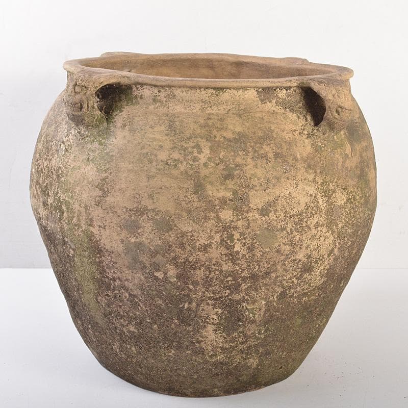 朝鮮美術　須恵器　新羅土器　新羅無釉土　四獣耳壺　M　R7540F