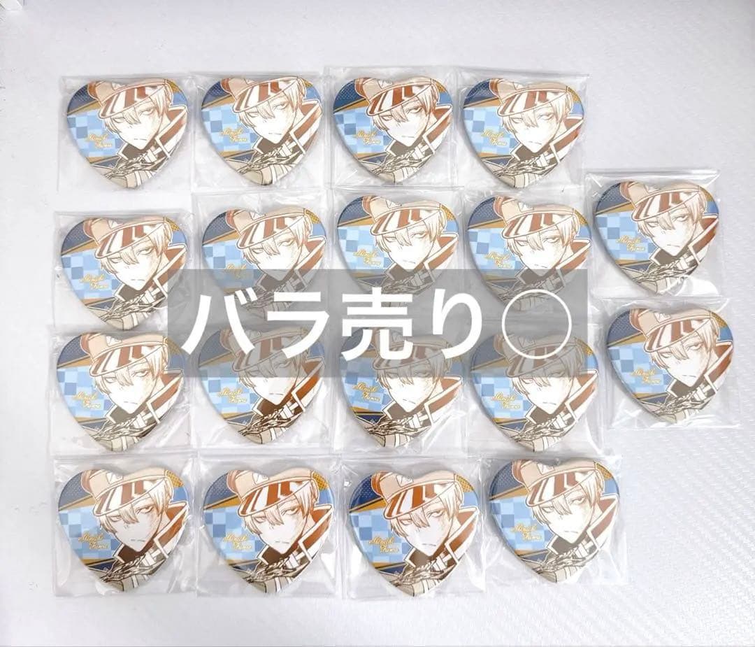 桃源暗鬼 不破真一 ハート型缶バッジ 原作