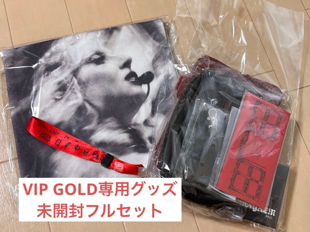未開封 レディ ガガ LADY GAGA VIP GOLD グッズ フルセット
