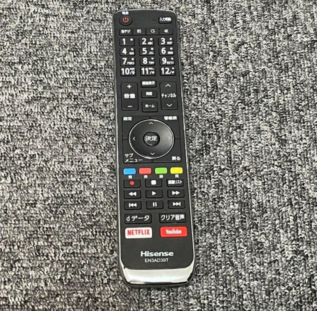 【極美品】ハイセンス Hisense 43型 4Kテレビ 43A6800