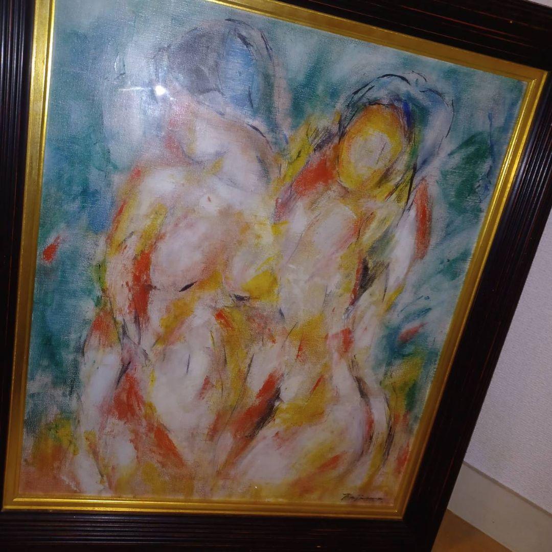 田島英昭　油絵　１０号　東京芸大