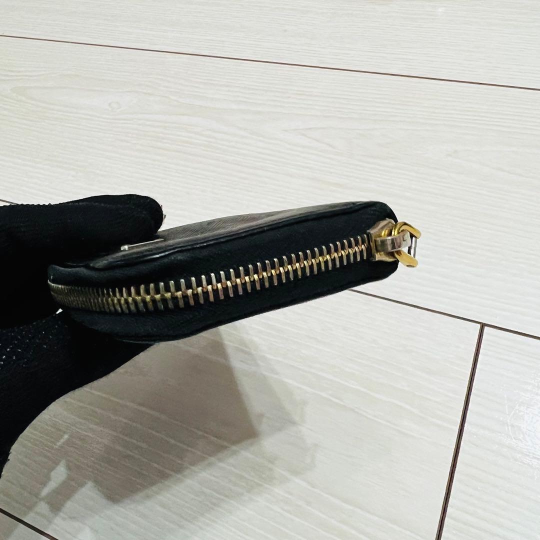 【大人気】PRADA プラダ サフィアーノ ケース レザー ブラック