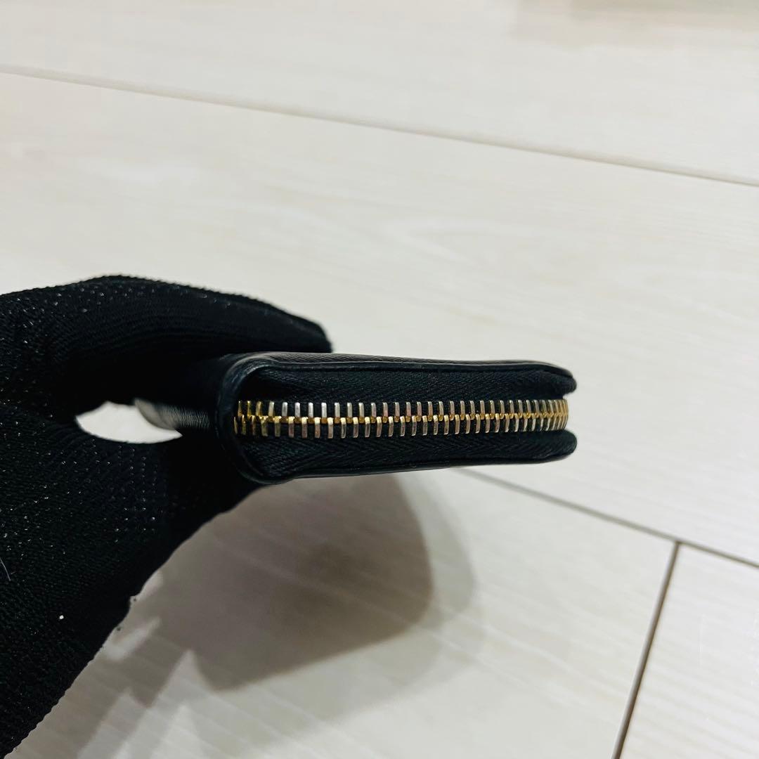 【大人気】PRADA プラダ サフィアーノ ケース レザー ブラック