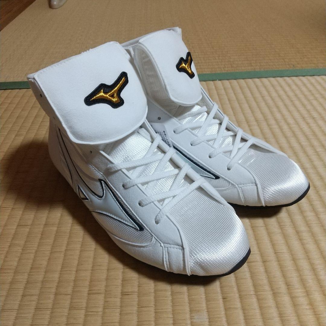 ミズノボクシングシューズ ホワイト