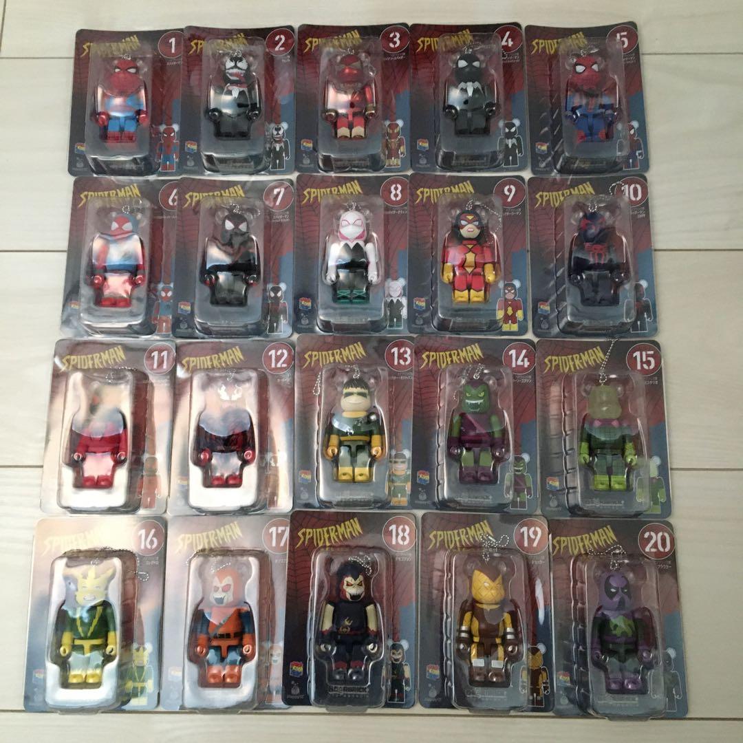 ベアブリック 新品　スパイダーマン　コンプリートセット　SPIDERMAN