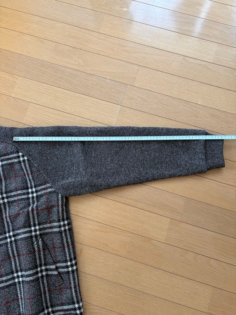 バーバリー　メンズニットブルゾン　L