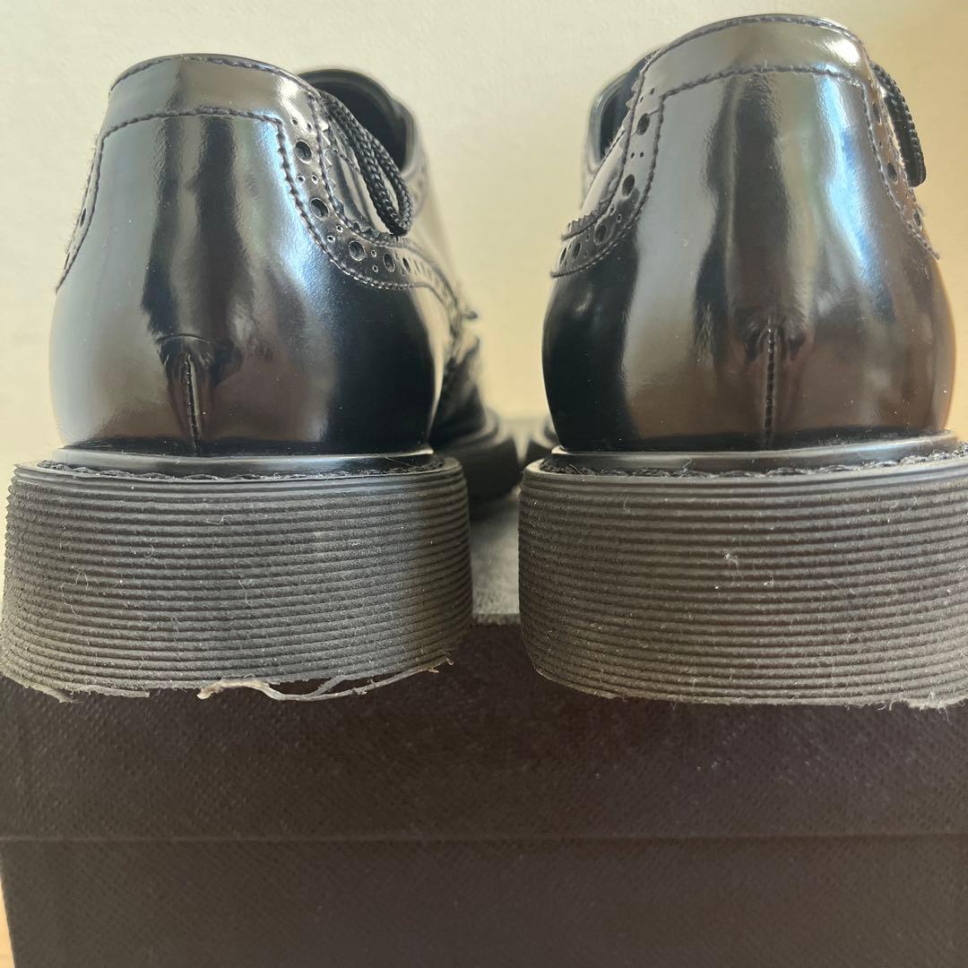 PRADA ウイングチップ レザーシューズ シャークソール ブーツ ローファー