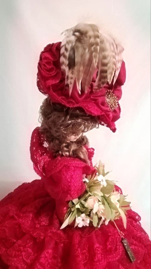 リボン　フランス人形　ヴィンテージ　約67cm