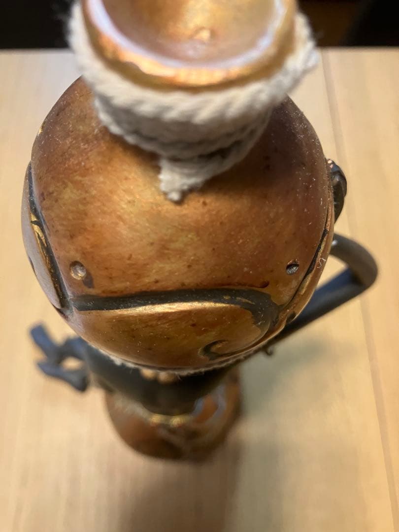 アフリカンスタイル 陶器 置物 2点セット