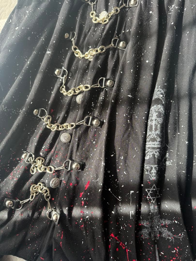 SEXPOT チェーンZIPサルエル￼パンツ　REFLEM パンク ロック