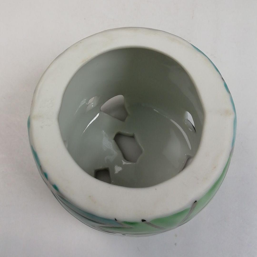 Ｔ９６４　蓋置　『青楓　蓋置』『高野昭阿弥 造』　共箱　茶道具