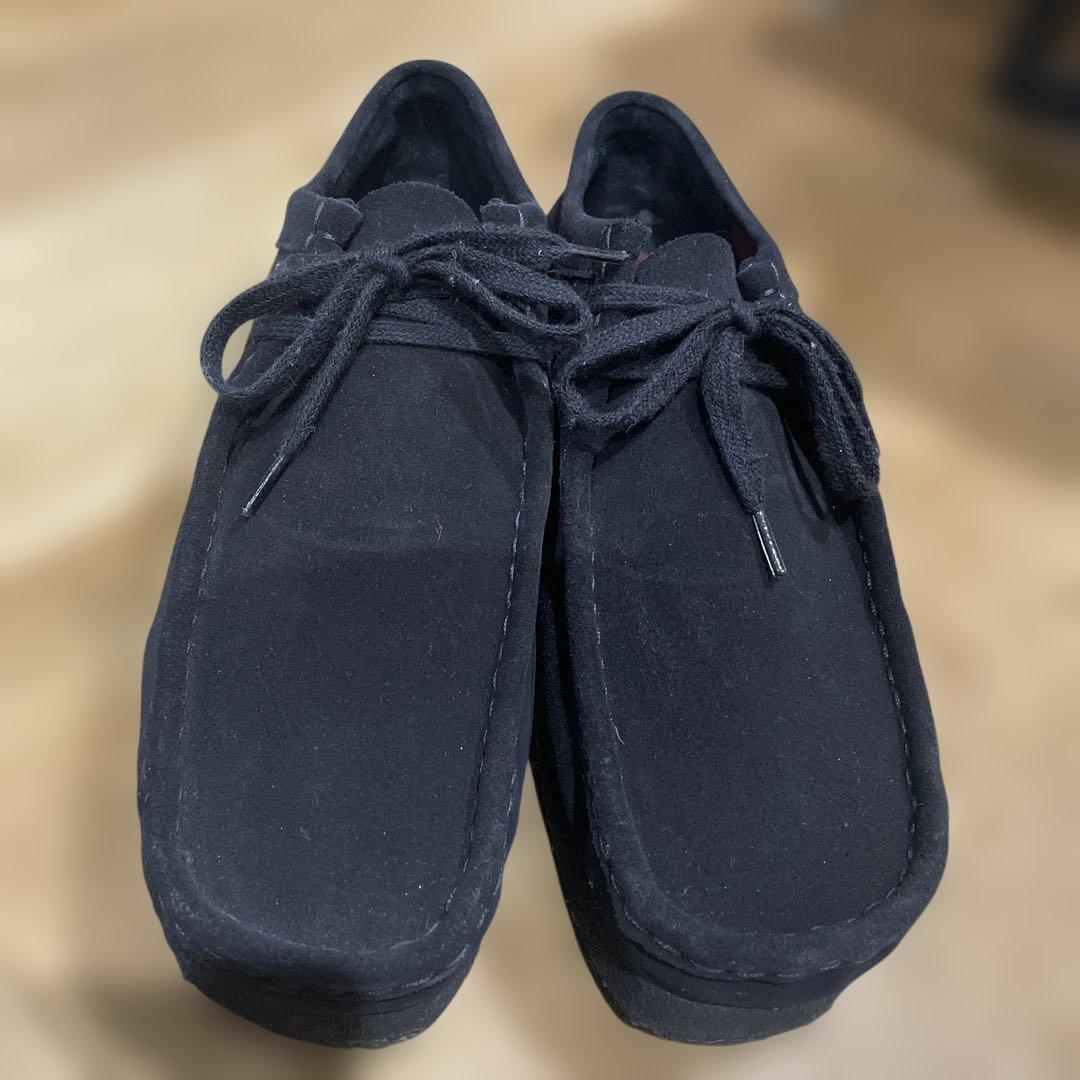 クラークスCLARKS ワラビー　オールブラック　27㎝