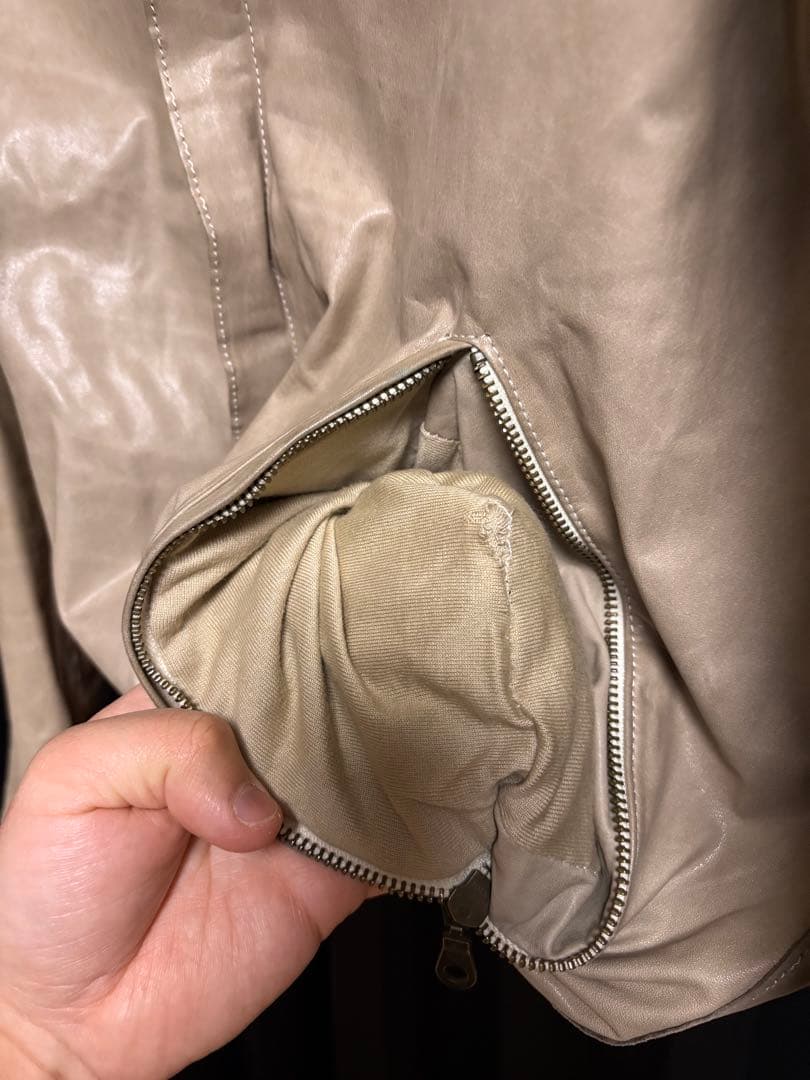 sisii レザー　ライダースジャケット