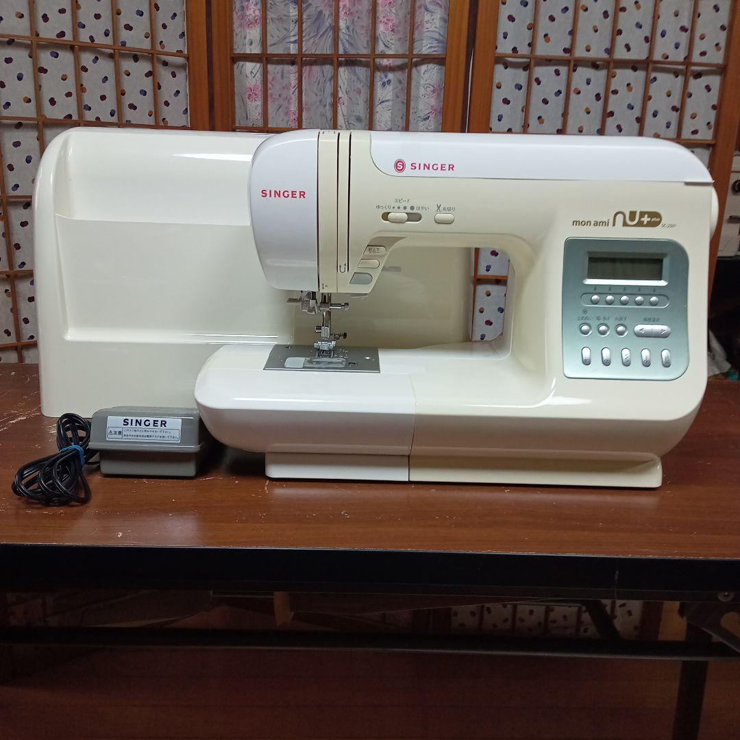 のりまき　シンガーミシン本体　モナミ　分解整備済み　フット付