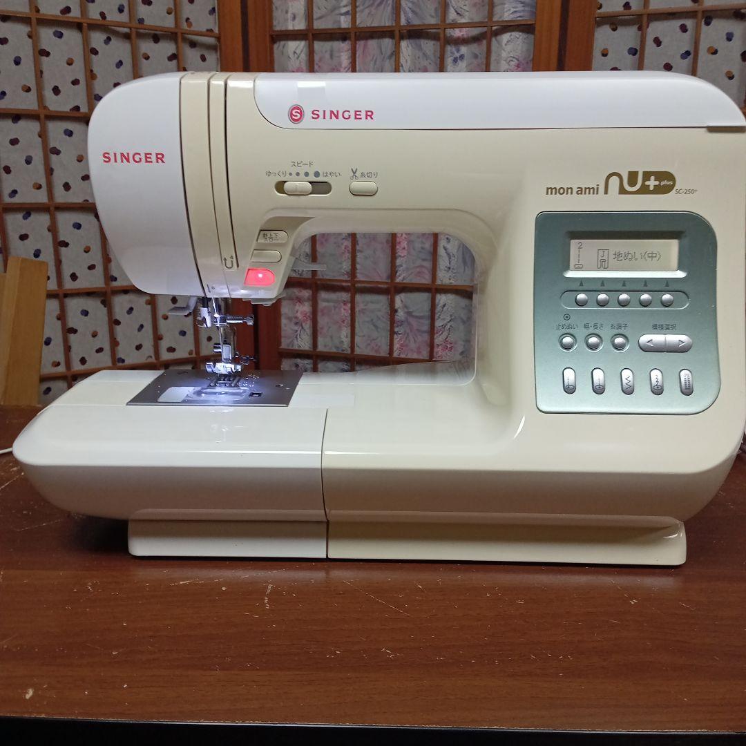 のりまき　シンガーミシン本体　モナミ　分解整備済み　フット付