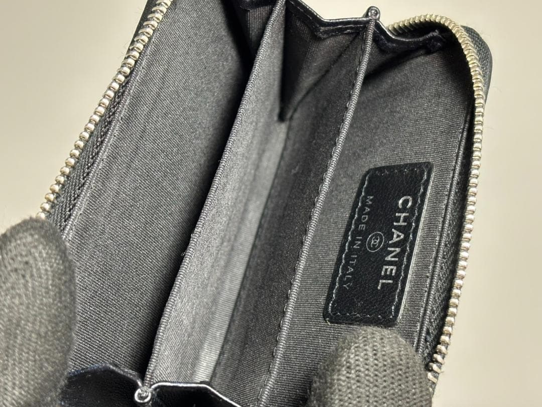 CHANEL シャネル マトラッセ ケース カードケース ブラック