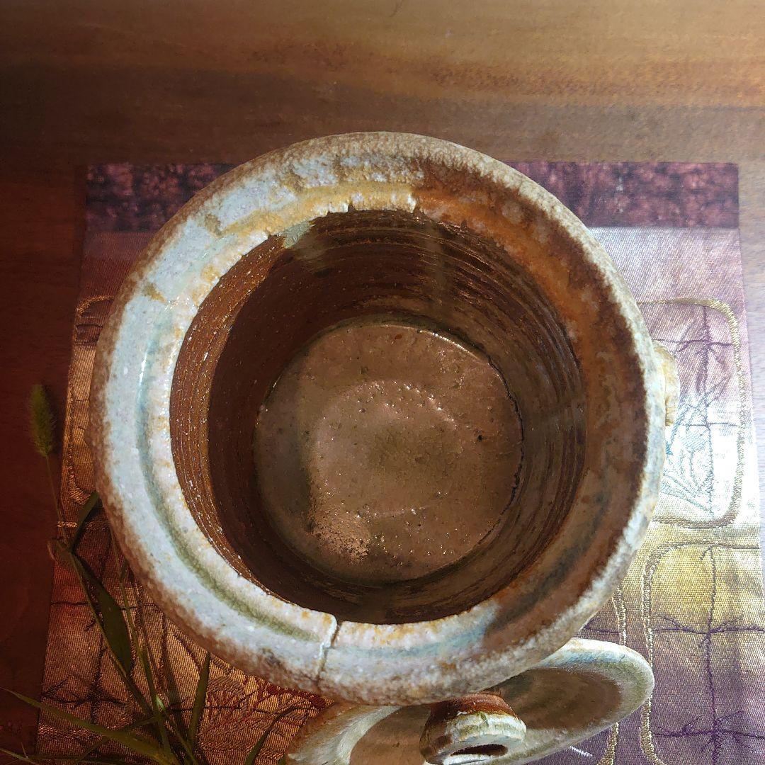 陶器製水差し中堅陶芸家の伊賀焼きの水差し