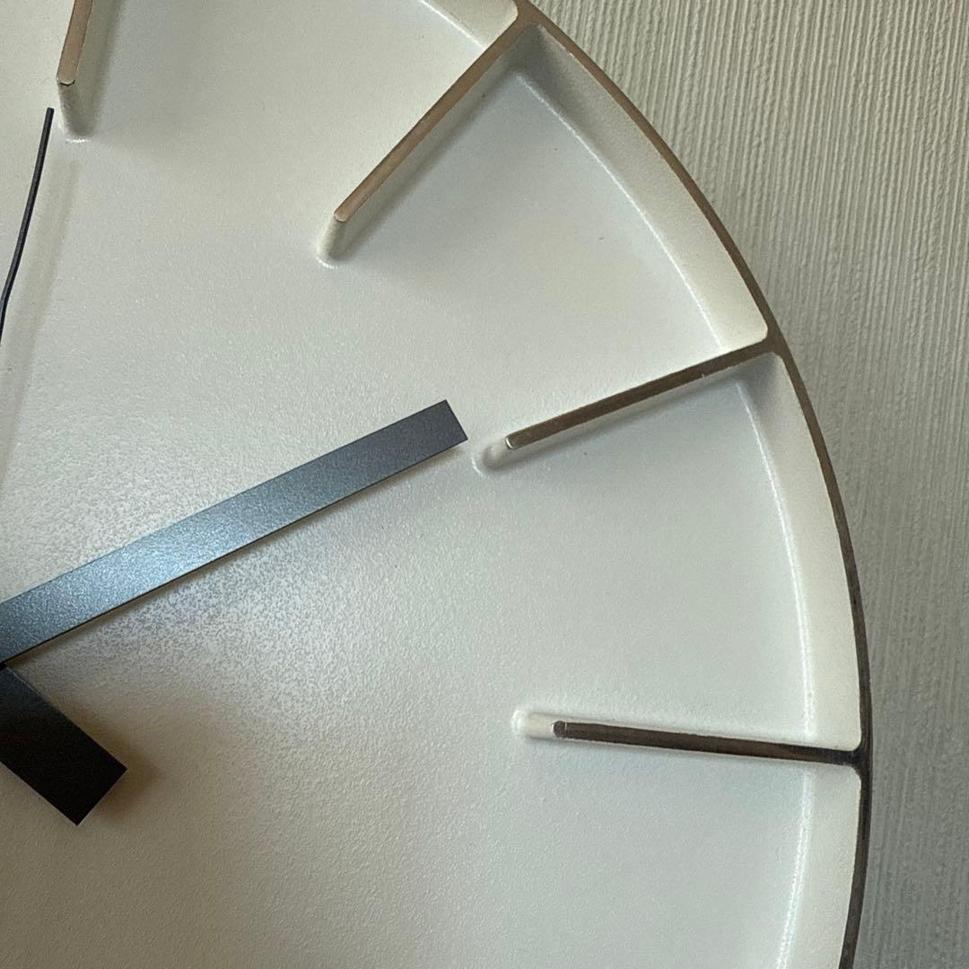 レムノス　掛け時計　エッジクロック　ホワイト　モダン　インテリア　lemnos