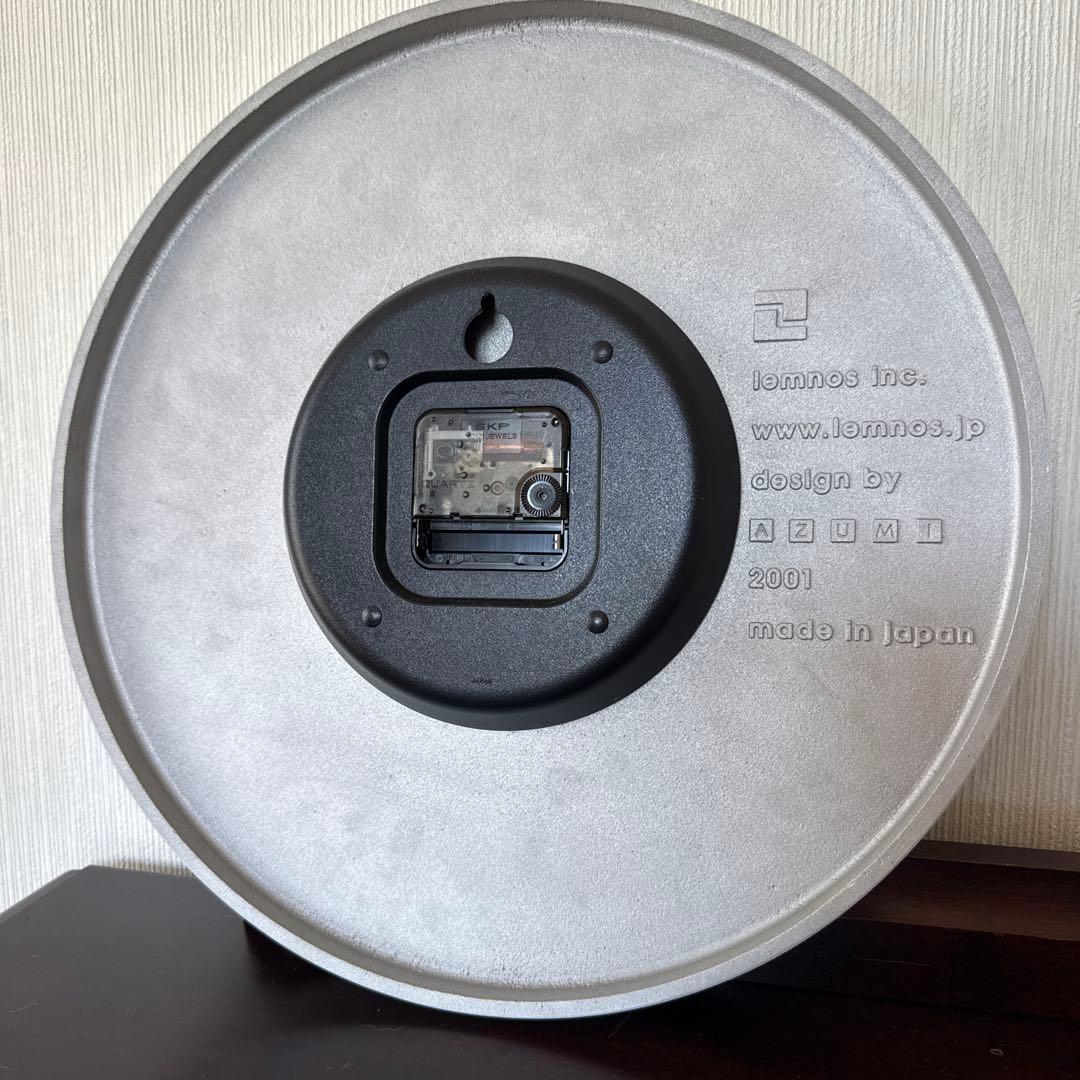 レムノス　掛け時計　エッジクロック　ホワイト　モダン　インテリア　lemnos