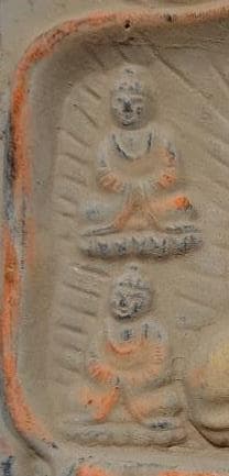 コレクター収集　仏教美術　曼荼羅　磚　（B）
