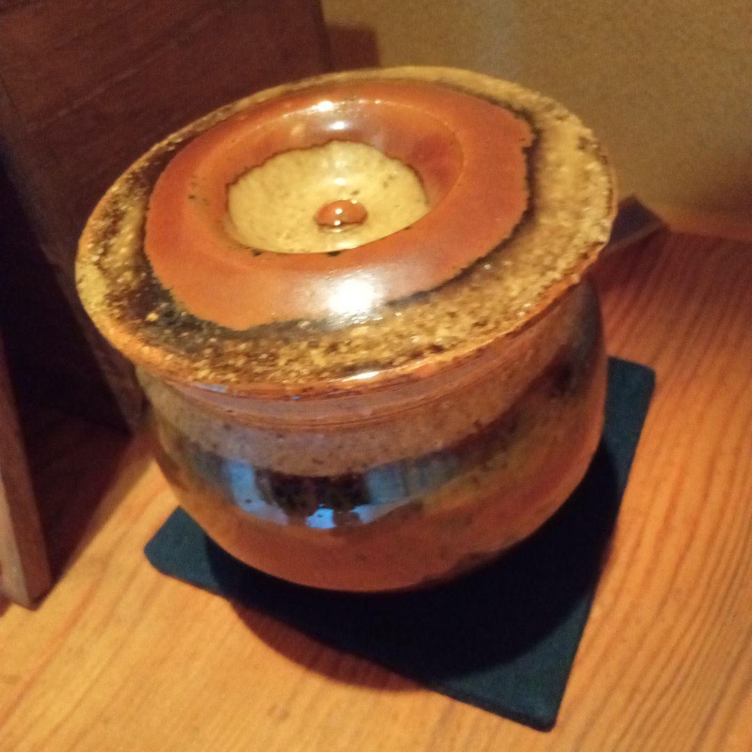 【真作 希少作】河井寛次郎 鐵薬壷（共箱付属）