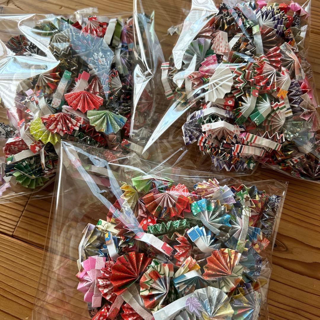 【マロン】6月分　和柄和紙の扇子　1000個