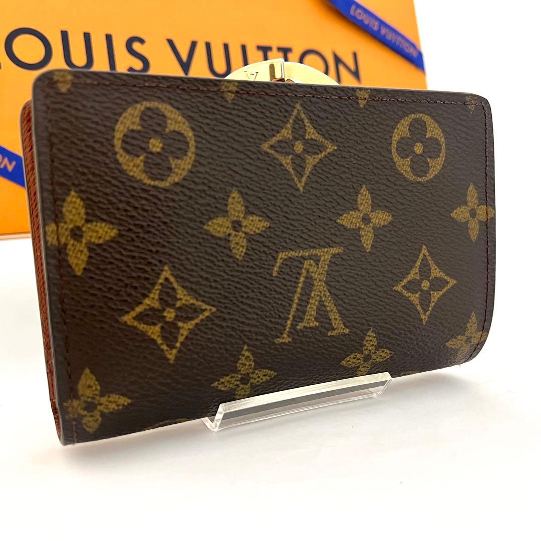 ゆささん✨ルイヴィトン モノグラム ポルトフォイユ ヴィエノワ がま口 折り財布
