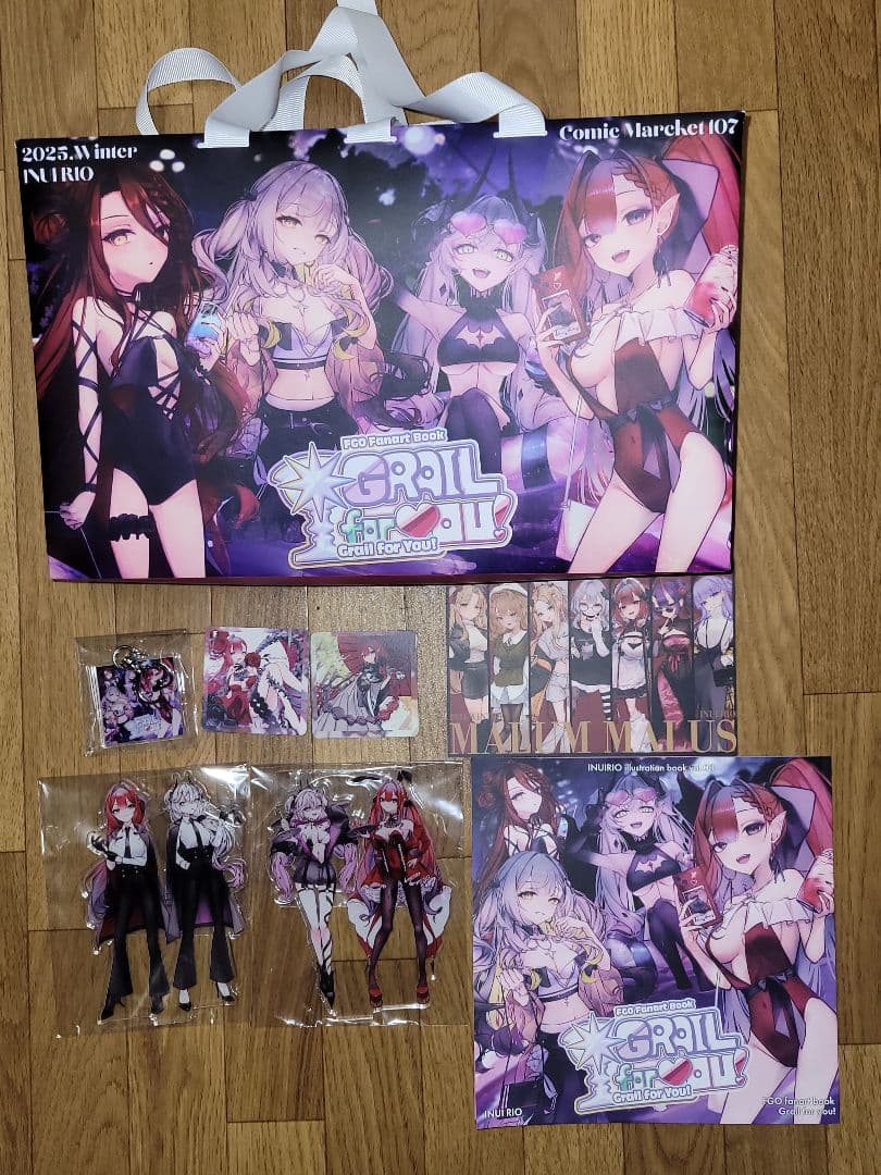 c107 コミケ　いぬのしっぽ　リリス　バーヴァンシー　アクスタ　イラストカード