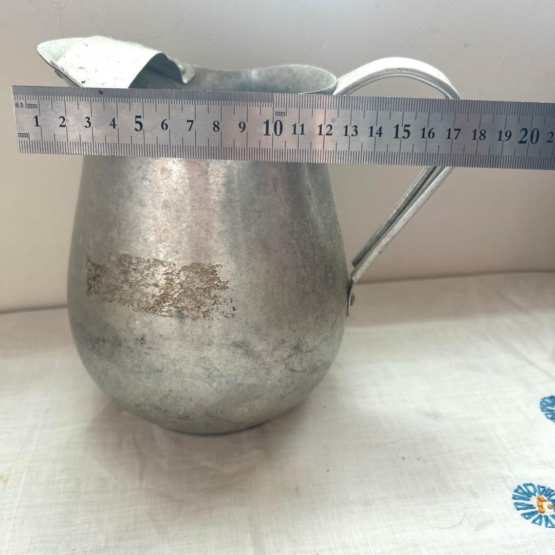 アンティーク　アルミピッチャー