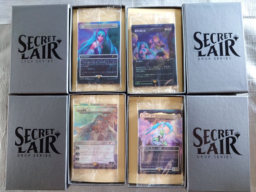 MTG secret lair 初音ミクコラボ 春夏秋冬セット 日本語版FOIL