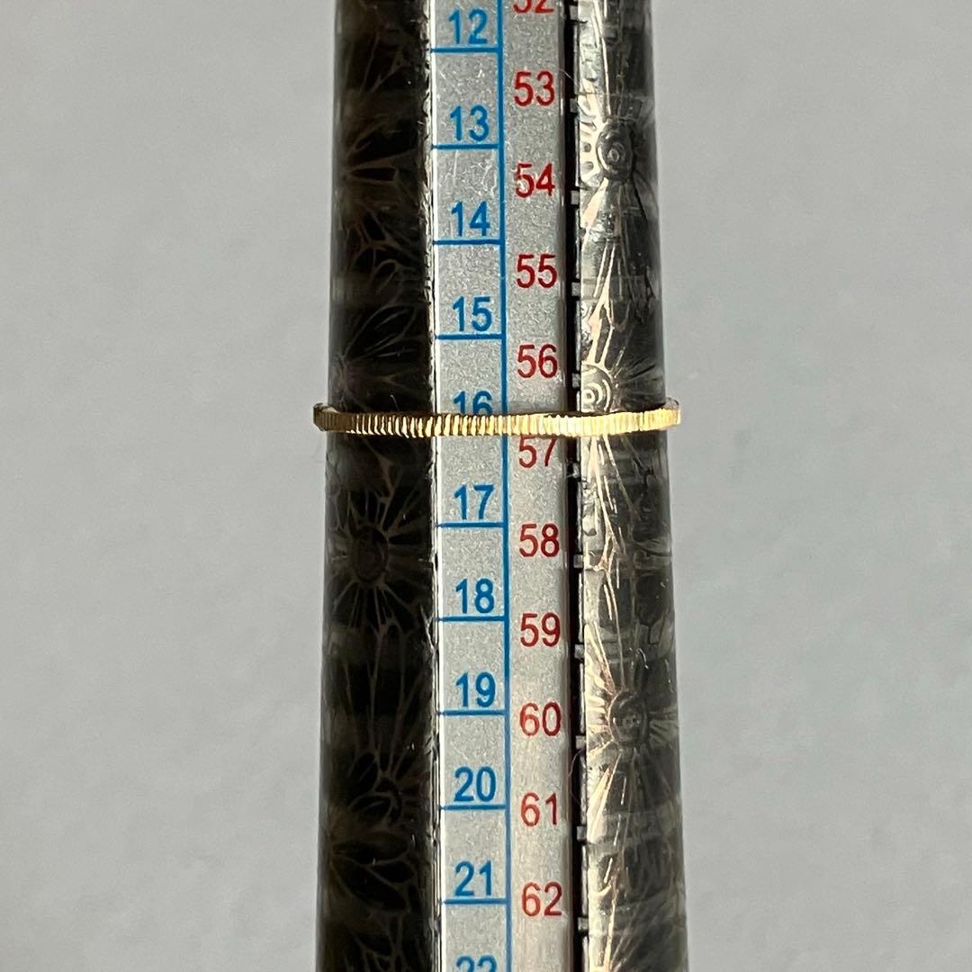 K18 18金　16号　リング　50