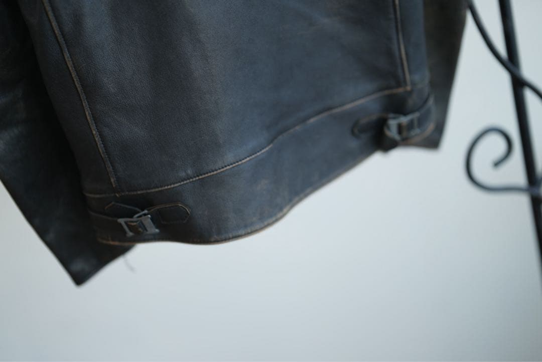 ADDICT CLOTHES アディクトクローズ 羊革 シングルライダース 36