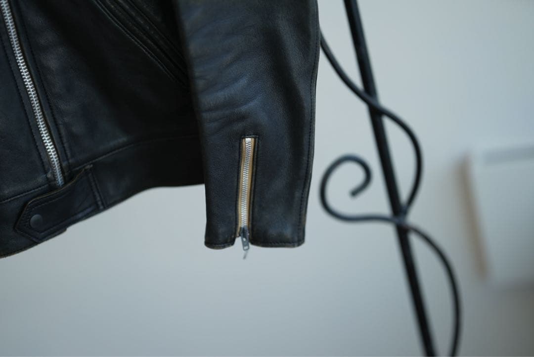 ADDICT CLOTHES アディクトクローズ 羊革 シングルライダース 36