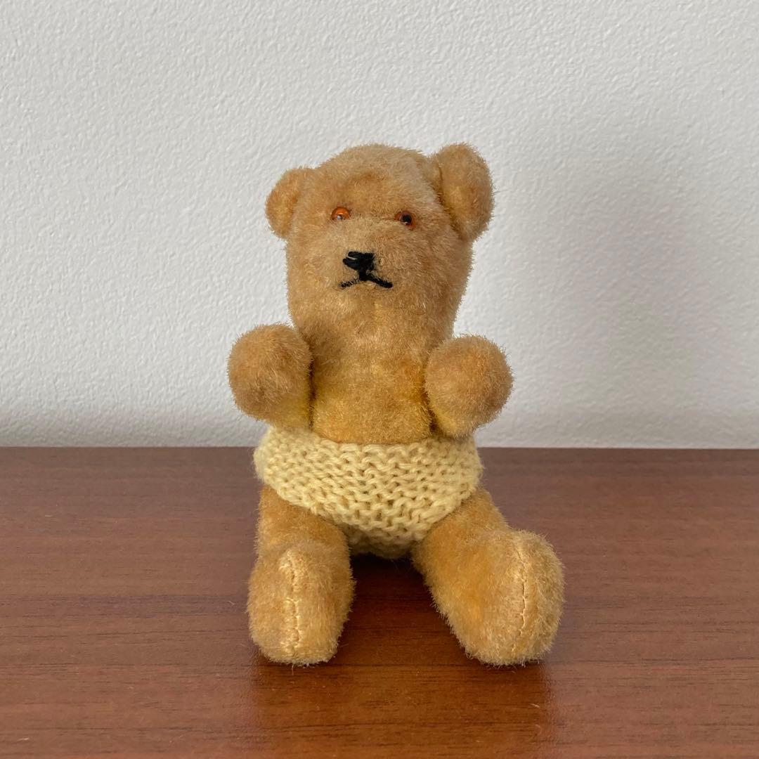 ピーナッツベア　テディベア　くま　人形　ドイツ　ヴィンテージ